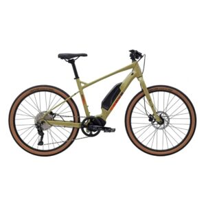 Marin Sausalito e1 electric hybrid bike in tan at Butternut Bikes, Crouch End