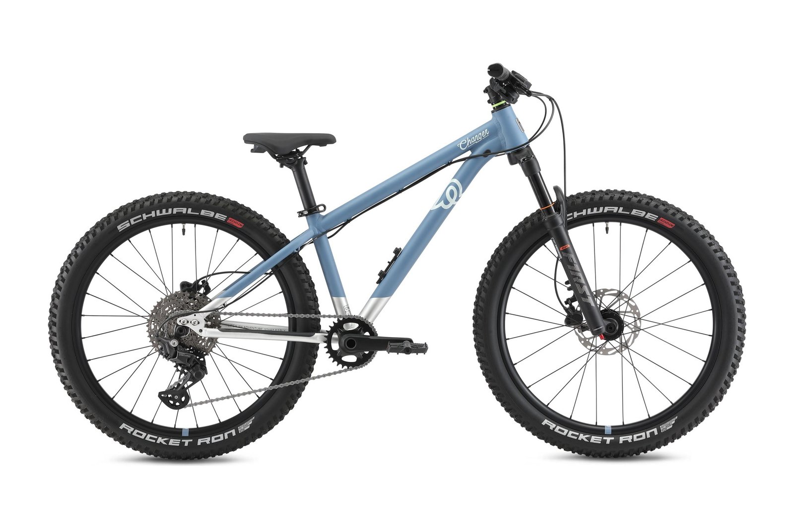 Early Rider Charger 24 kids mountain bike in Nordic Blue and Brushed