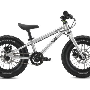 Early Rider Seeker 14 kids mountain bike in Brushed Silver