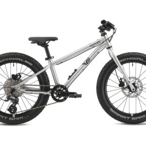 Early Rider Seeker 20 kids mountain bike in Brushed Silver