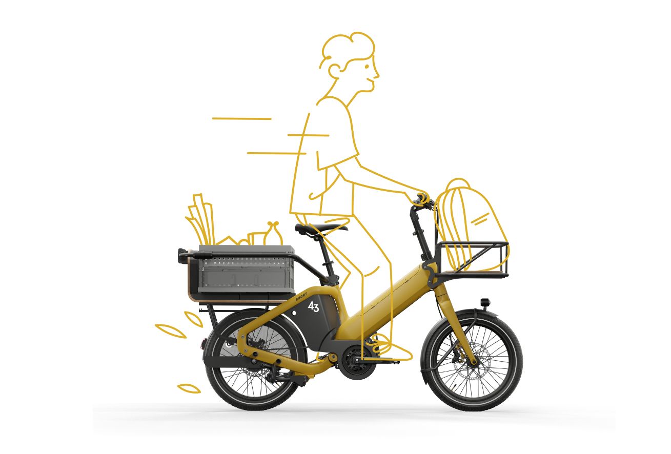 Bike43 Short Electric Cargo Bike - Image 2