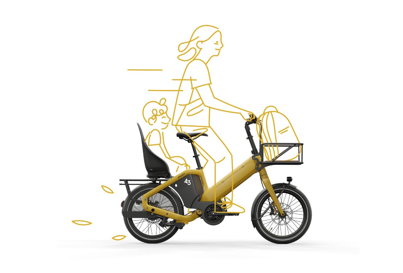 Bike43 Short Electric Cargo Bike - Image 3