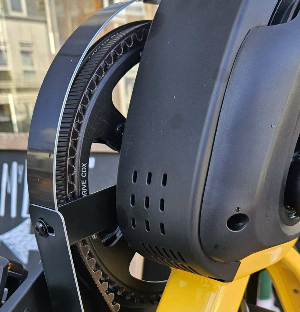 Gates CDX belt and front pulley on a Tern GSD P00