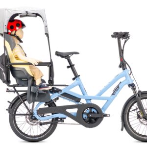 Tern Sun Shield Mini on a Tern HSD Gen 3 with a child seat